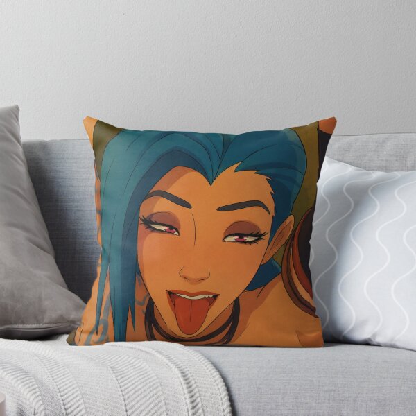 Item preview, Chaotic Blue-Haired Gunner Pin-Up | Wild Gamer Expression | Classic Western Animation Art designed and sold by  Hollow Moon Studios..