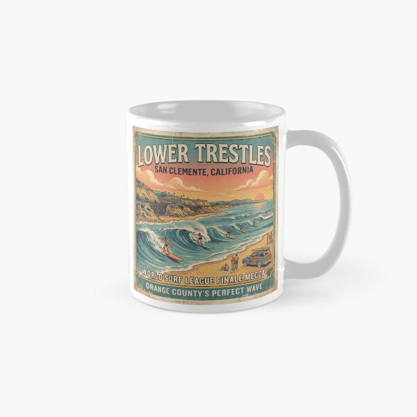 Item preview, Lower Trestles designed and sold by VintageArtByIda.