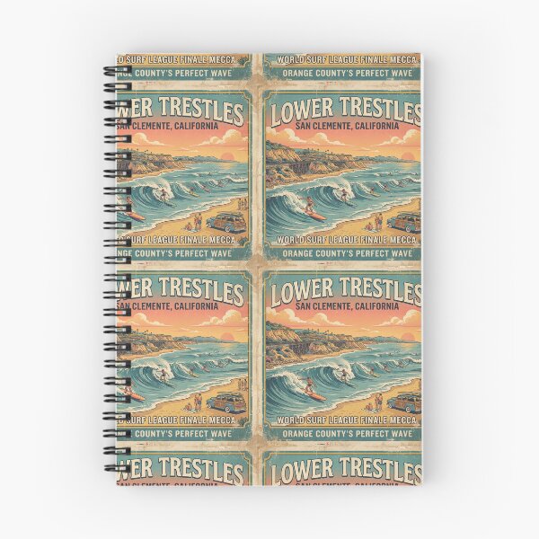 Item preview, Lower Trestles designed and sold by VintageArtByIda.
