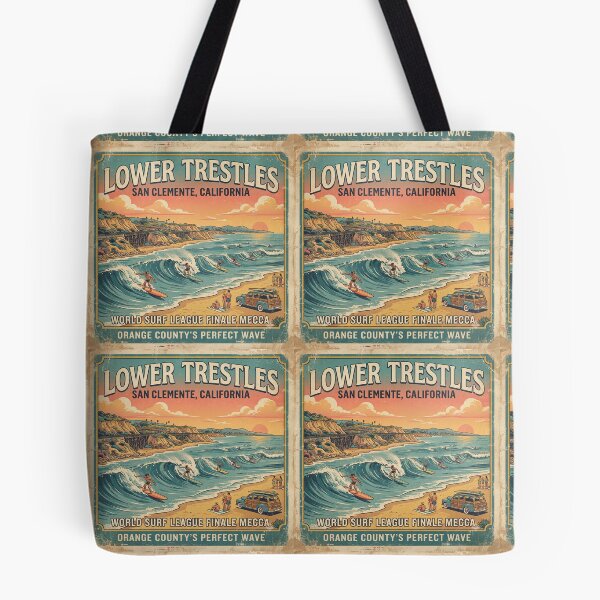 Item preview, Lower Trestles designed and sold by VintageArtByIda.