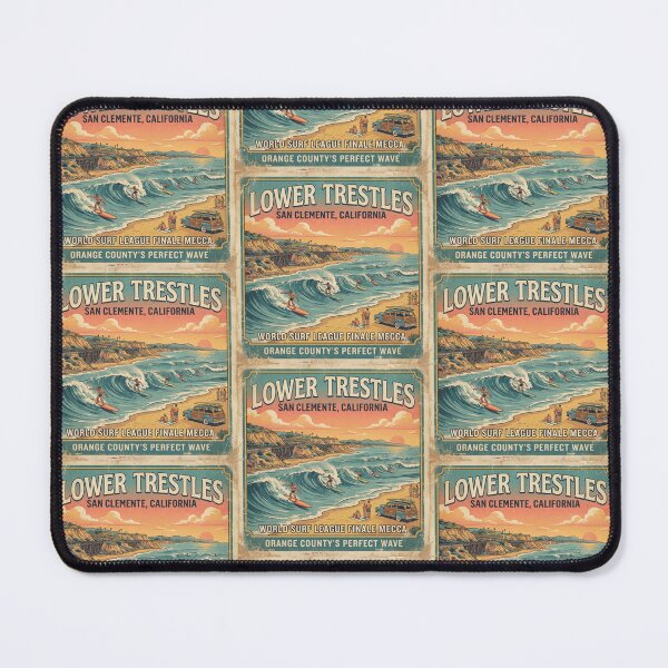 Item preview, Lower Trestles designed and sold by VintageArtByIda.