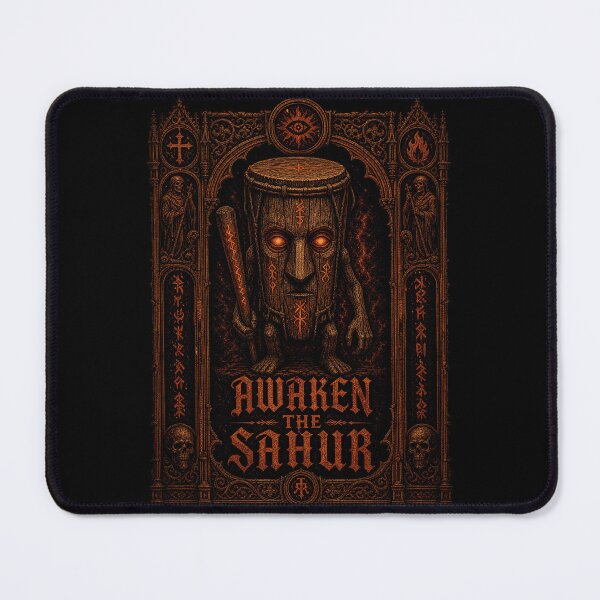 Item preview, Huss Valley Awaken the Sahur - Tung Tung Tung Gothic Meme designed and sold by Uglyandcute.