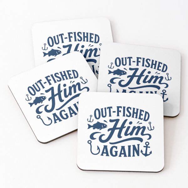 Item preview, Outfished Him Again - Fishing Humor designed and sold by gunaone-design.