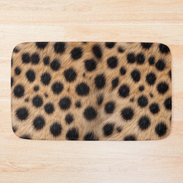 Item preview, Dense Cheetah Print Pattern - Realistic Golden Fur with Black Spots designed and sold by Nine Lives Studio.