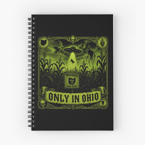 Item preview, Huss Valley Only in Ohio - Gothic Cryptid Meme designed and sold by Uglyandcute.