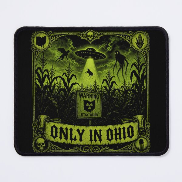 Item preview, Huss Valley Only in Ohio - Gothic Cryptid Meme designed and sold by Uglyandcute.