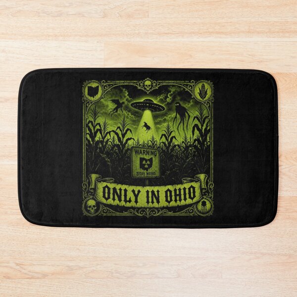 Item preview, Huss Valley Only in Ohio - Gothic Cryptid Meme designed and sold by Uglyandcute.