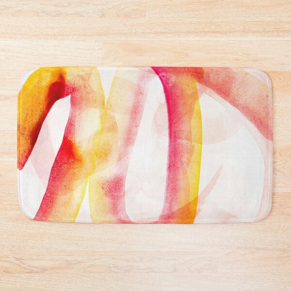 Item preview, Sunlit Ribbons — Soft Abstract Watercolor in Coral and Gold designed and sold by BuckaBaby.