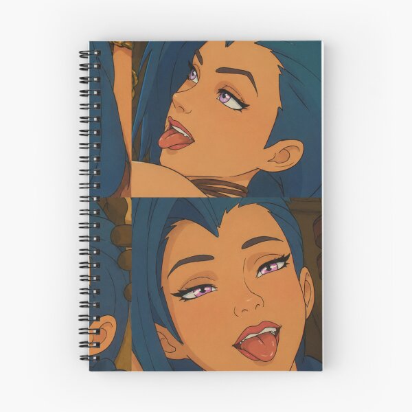 Item preview, Chaotic Blue-Haired Gunner Expressions | Playful Anime Pin-Up Collage | Classic Western Animation Art designed and sold by  Hollow Moon Studios..