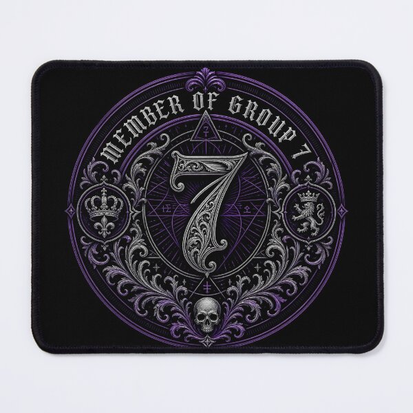 Item preview, Huss Valley Member of Group 7 - Gothic TikTok Trend Seal designed and sold by Uglyandcute.