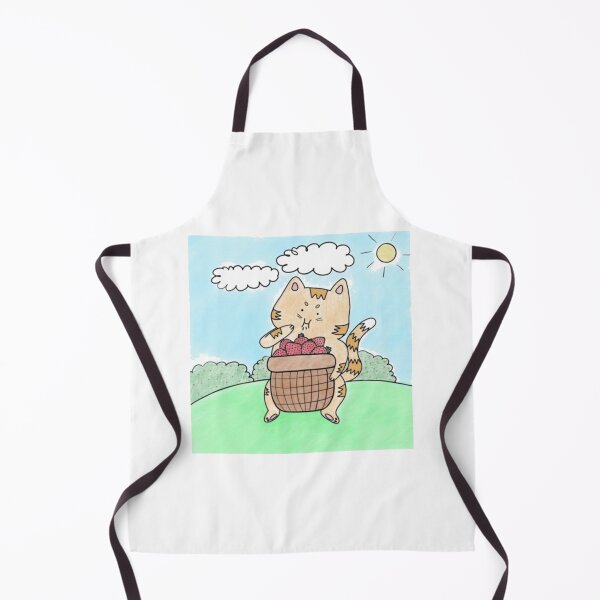 Item preview, Strawberry Picking Feline Friend designed and sold by tylerwarrenfe.
