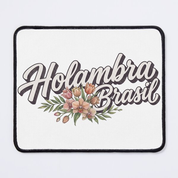 Item preview, Holambra Brasil Floral Vintage Lettering designed and sold by castillomiami.