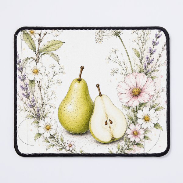 Item preview, Pear Botanical Floral Art designed and sold by tmoca.