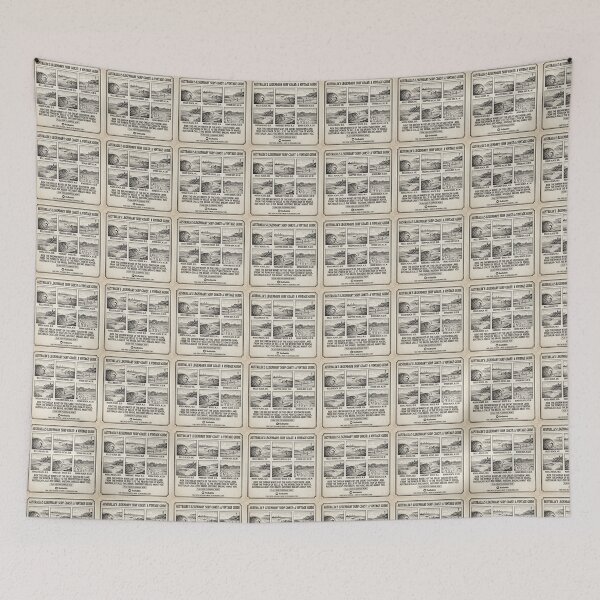 Item preview, Australia Surfing designed and sold by VintageArtByIda.