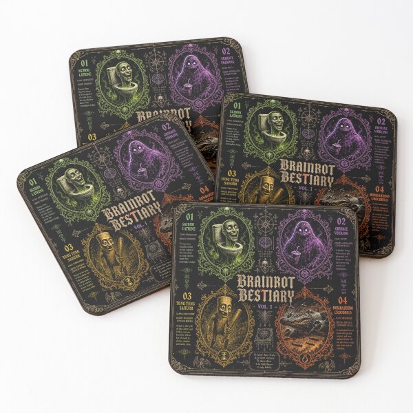 Item preview, Huss Valley Memento Brainrot Bestiary Vol. 1 - Gothic Meme Monster designed and sold by Uglyandcute.