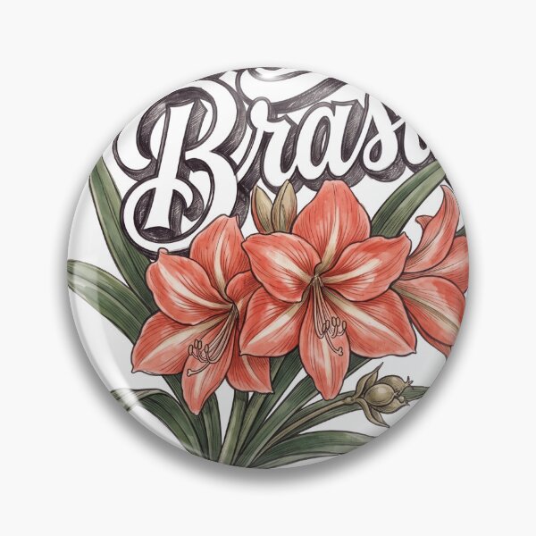 Item preview, Holambra Brasil Floral Vintage Lettering designed and sold by castillomiami.