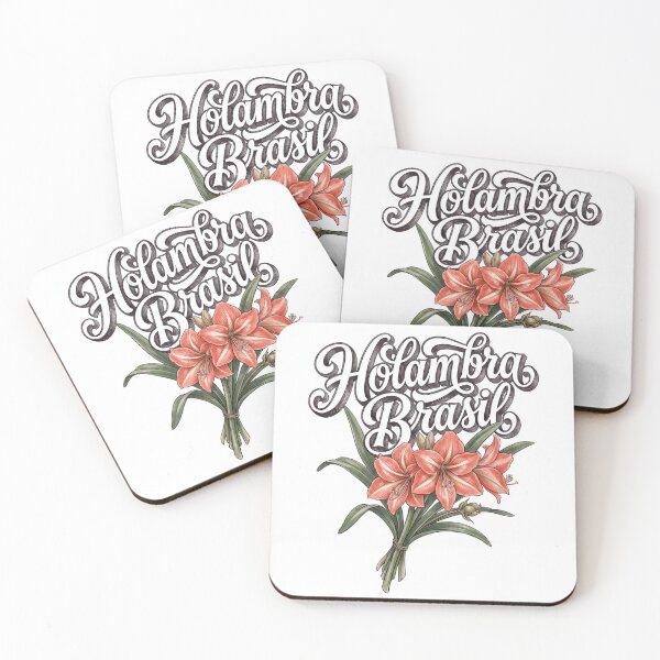 Item preview, Holambra Brasil Floral Vintage Lettering designed and sold by castillomiami.