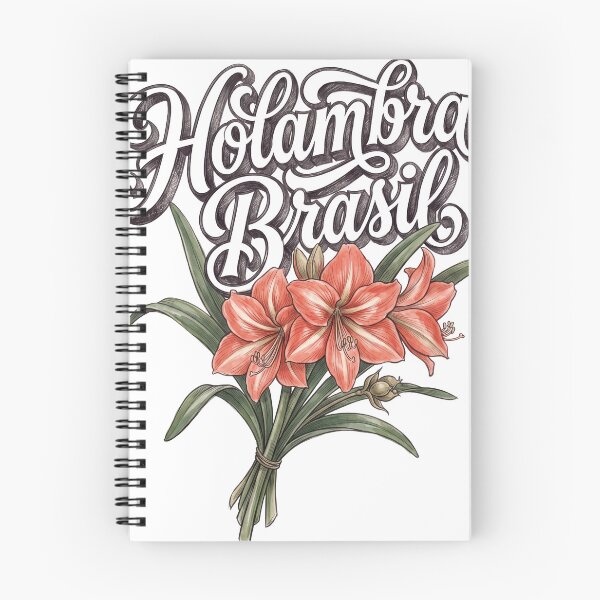 Item preview, Holambra Brasil Floral Vintage Lettering designed and sold by castillomiami.