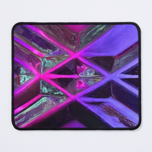 Item preview, Abstract neon X triangles with center diamond shape designed and sold by MYTOPSHELF.