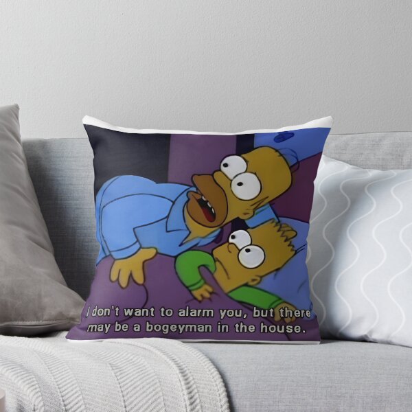 Item preview, Homer and Bart Boogeyman in the House Meme Sticker designed and sold by DohLab.