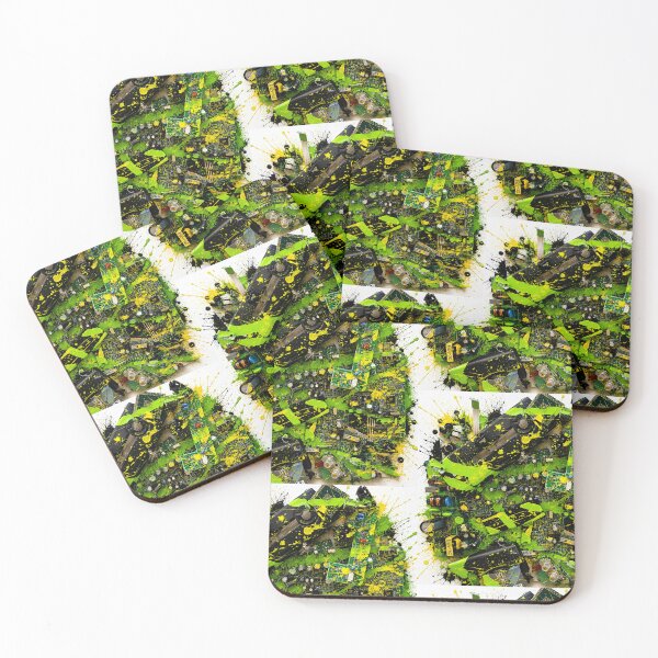 Item preview, Circuit Board and Tech Waste Mixed Media Art designed and sold by THE SPLATTERED HAUS BY SAGE BANKS.