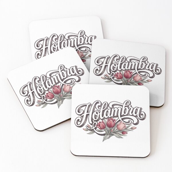 Item preview, Holambra Brasil Floral Vintage Lettering designed and sold by castillomiami.