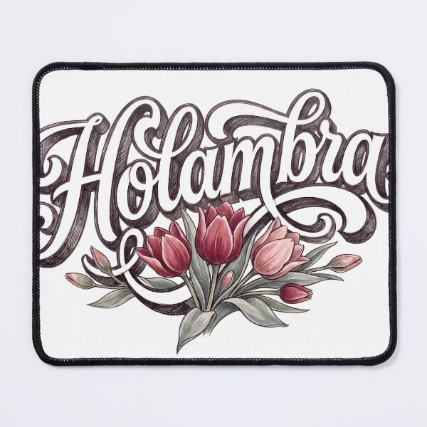 Item preview, Holambra Brasil Floral Vintage Lettering designed and sold by castillomiami.