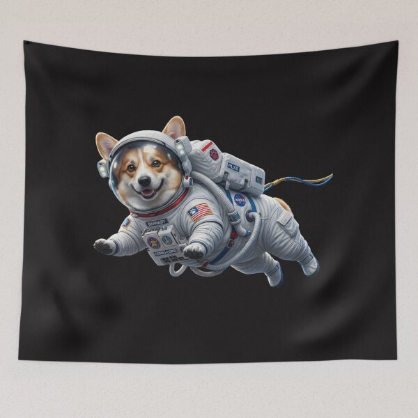 Aperçu de l'œuvre Space Corgi créée et vendue par FatmaAhmed90.