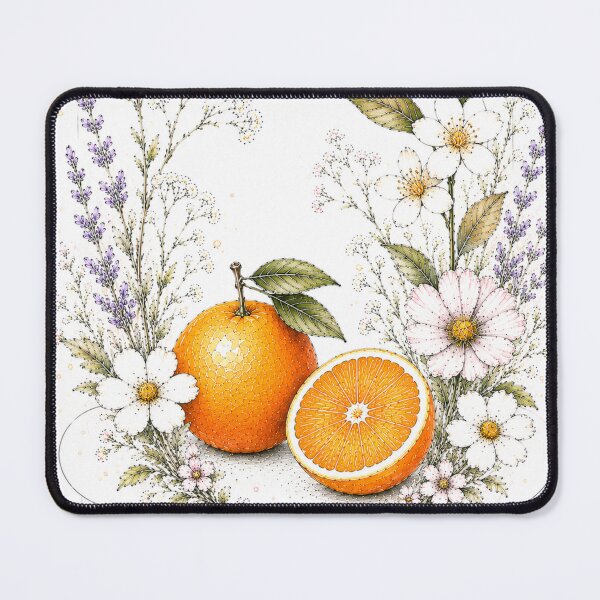 Item preview, Orange Botanical Floral Art designed and sold by tmoca.