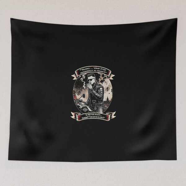 Item preview, French Text: Psychobilly or Biker? designed and sold by Larry Oates.