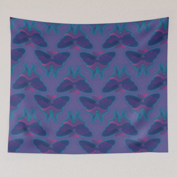 Item preview, Moth - Purple Skies designed and sold by Mx’d Media Art and Design by Henri Hulo.
