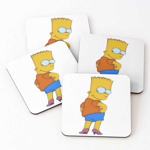 Item preview, Bart High Heels Runway Walk Funny Meme Sticker designed and sold by DohLab.