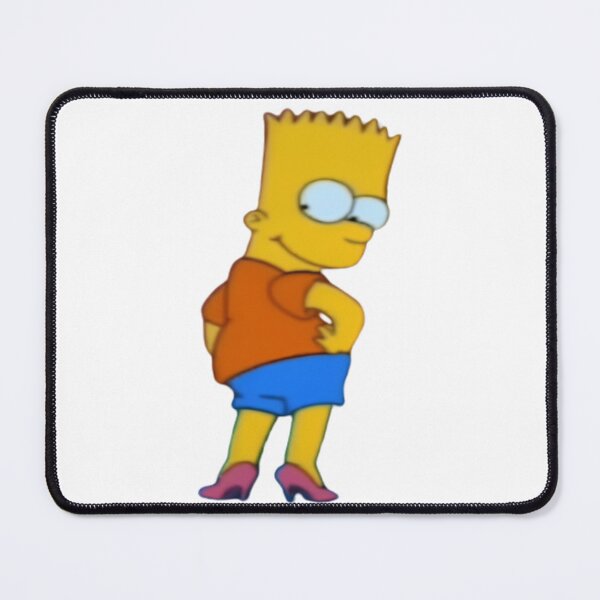Item preview, Bart High Heels Runway Walk Funny Meme Sticker designed and sold by DohLab.