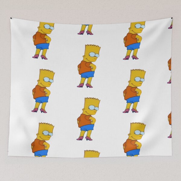 Item preview, Bart High Heels Runway Walk Funny Meme Sticker designed and sold by DohLab.