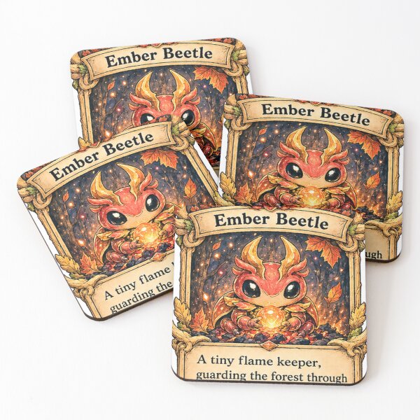 Item preview, Ember Beetle designed and sold by jubileuuu.