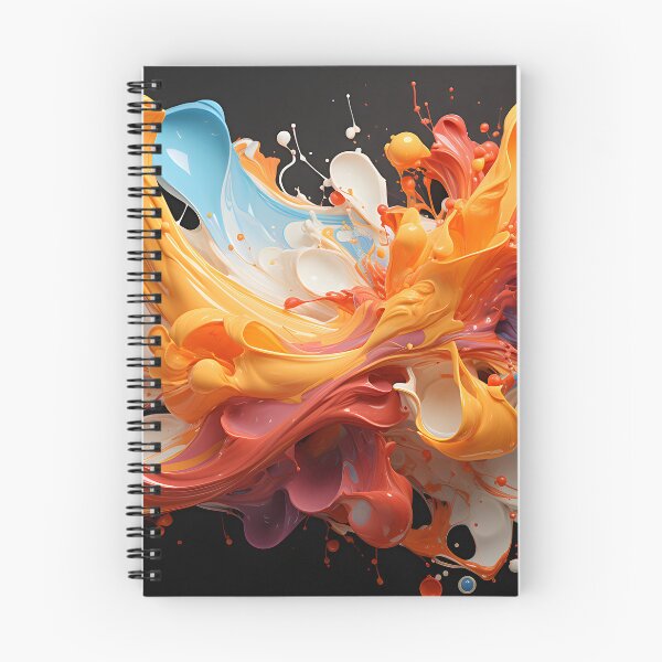Item preview, Colorful Fluid Paint Splash – Vibrant 3D Liquid Abstract Art designed and sold by GutyzDesignsES.