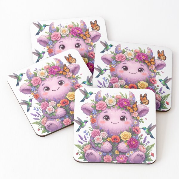 Item preview, A beautiful fluffy monster covered designed and sold by kidoramagic.