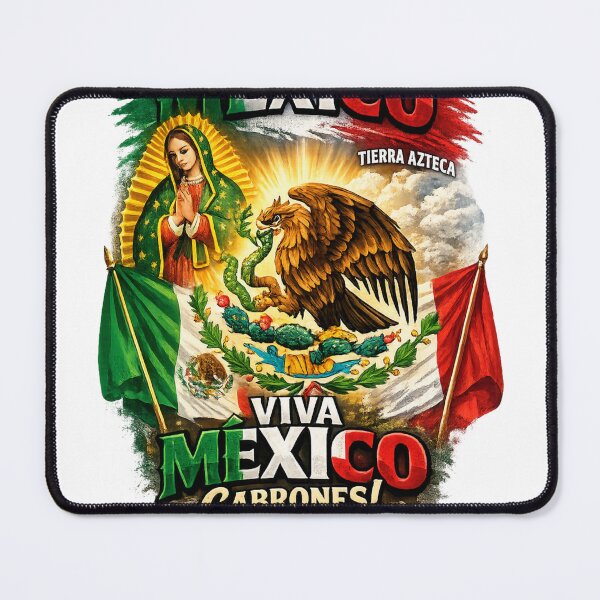 Item preview, Long live Mexico, you bastards! - Mexican Pride, Aztec Land and Virgin of Guadalupe designed and sold by LC&LCPlatform.