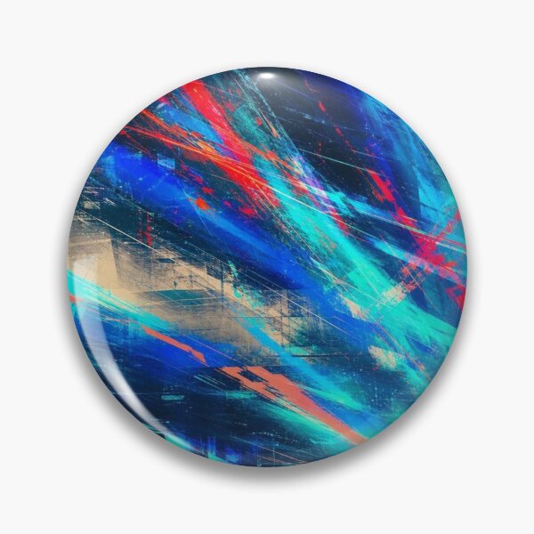 Item preview, Cyan and Red Cyber Neon Light Trails designed and sold by Ingorgia Studio.