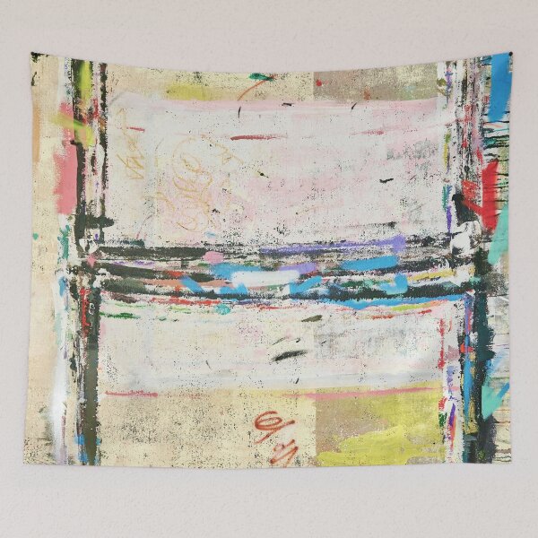 Item preview, Window Frame — Abstract Mixed Media in Pastel and Ink designed and sold by BuckaBaby.