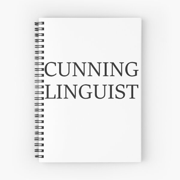 Item preview, Cunning linguist designed and sold by Lingo Shop.