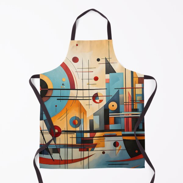 Item preview, Bauhaus Geometric Cityscape – Mid Century Modern Abstract Wall Art designed and sold by GutyzDesignsES.
