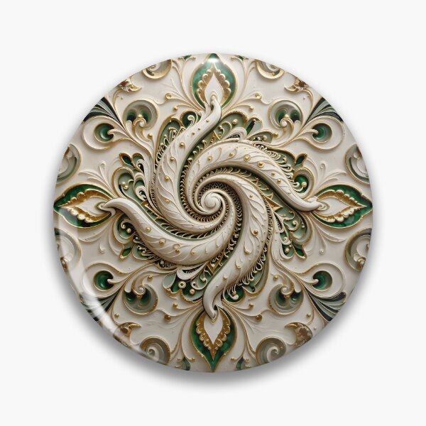 Item preview, Intricate Swirling Floral Design designed and sold by Vicky Brago-Mitchell®.