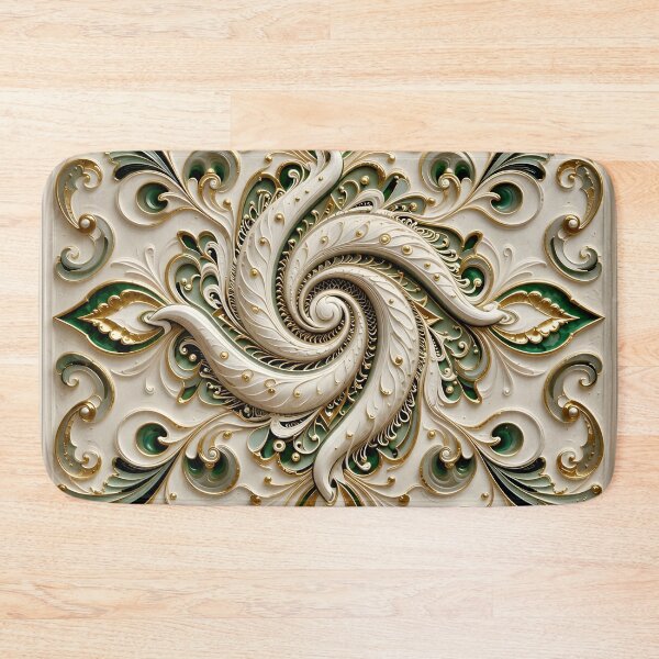 Item preview, Intricate Swirling Floral Design designed and sold by Vicky Brago-Mitchell®.
