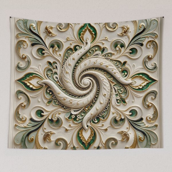 Item preview, Intricate Swirling Floral Design designed and sold by Vicky Brago-Mitchell®.