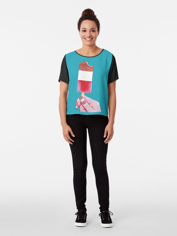 Alternate view of Fab Lolly Chiffon Top
