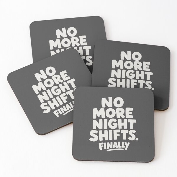 Item preview, No More Night Shifts Finally Retired Nurse Gift Funny Retirement designed and sold by KiwyStudio.
