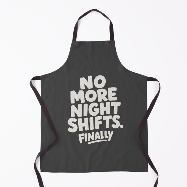 Item preview, No More Night Shifts Finally Retired Nurse Gift Funny Retirement designed and sold by KiwyStudio.