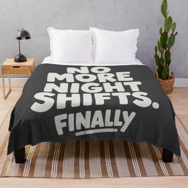 Item preview, No More Night Shifts Finally Retired Nurse Gift Funny Retirement designed and sold by KiwyStudio.