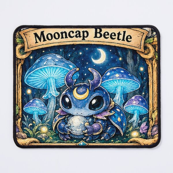 Item preview, Mooncap Beetle designed and sold by jubileuuu.